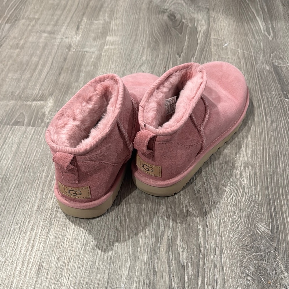 UGG Blush Suede Ankle Boots